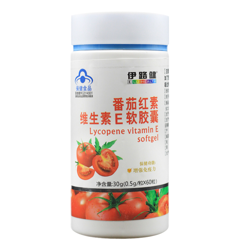 伊路健 番茄红素维生素E软胶囊30g(0.5g*60粒) 30g(0.5g*60粒)